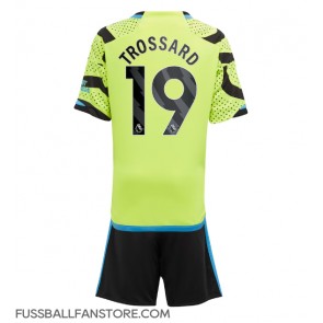 Arsenal Leandro Trossard #19 Replik Auswärtstrikot Kinder 2023-24 Kurzarm (+ Kurze Hosen)